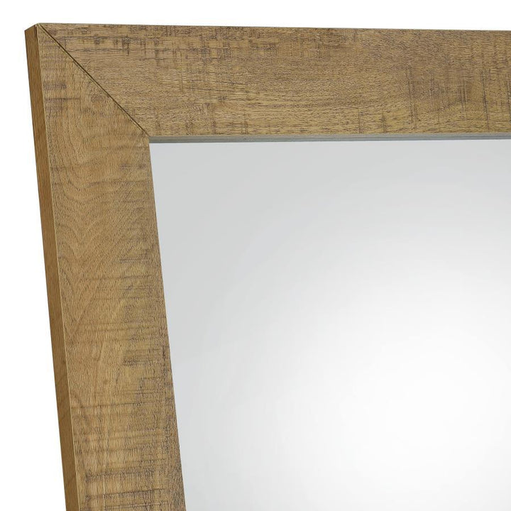 Cadence - Tempered Glass Full Length Standing Mirror - Mango Floor Mirror modern furniture Contempo Furniture