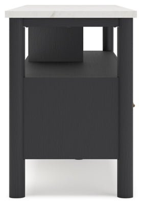 Cadmori 72" TV Stand - Black TV Stand modern furniture Contempo Furniture
