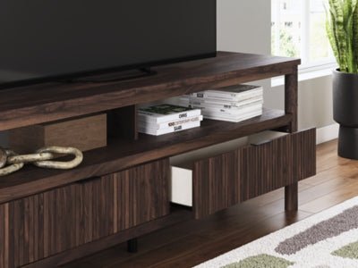 Cadmori 72" TV Stand - Dark Brown TV Stand modern furniture Contempo Furniture