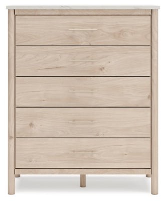 Cadmori Chest of Drawers - Beige Accent Chest modern furniture Contempo Furniture
