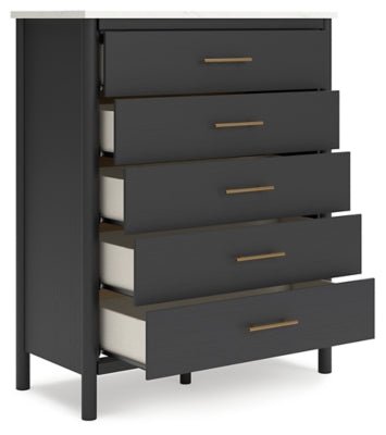 Cadmori Chest of Drawers - Black Accent Chest modern furniture Contempo Furniture