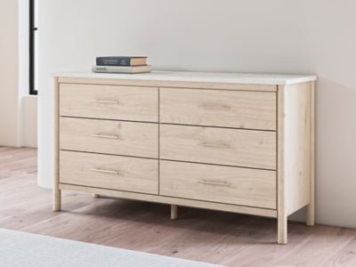 Cadmori Dresser - Beige Dresser modern furniture Contempo Furniture