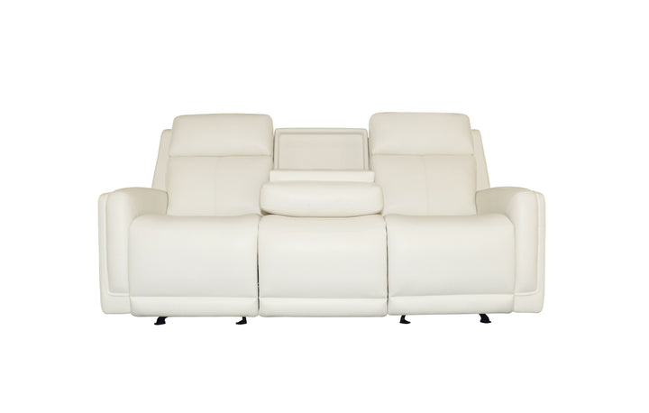 Flexsteel 1158-63GL-32611 Alister  Power Gliding Sofa With Power Headrests & Lumbar  Porcelain