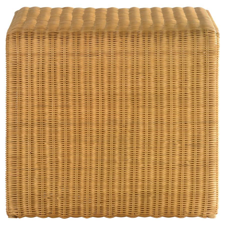 Cahya - 2 Piece Rattan Coffee And End Table Set - Natural Coffee Table Set modern furniture Contempo Furniture