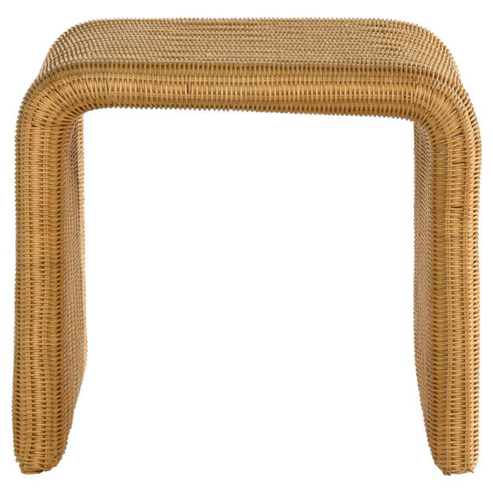 Cahya - 3 Piece Rattan Coffee And End Table Set - Natural Coffee Table Set modern furniture Contempo Furniture