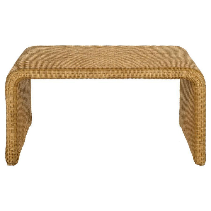 Cahya - Square Woven Rattan Coffee Table - Natural Coffee Table modern furniture Contempo Furniture