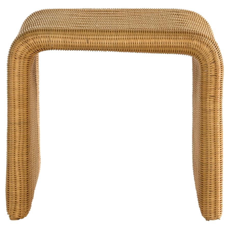 Cahya - Square Woven Rattan End Table - Natural End Table modern furniture Contempo Furniture