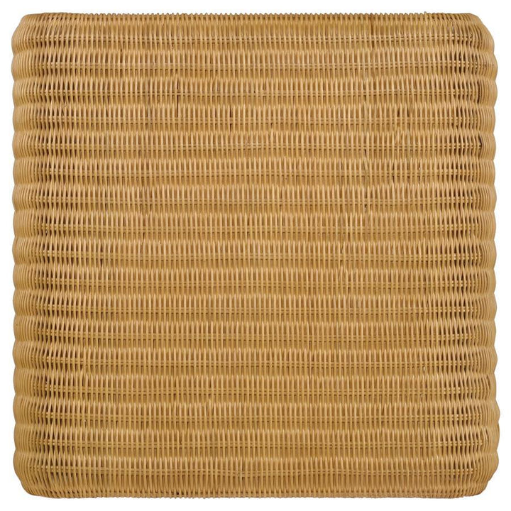 Cahya - Square Woven Rattan End Table - Natural End Table modern furniture Contempo Furniture