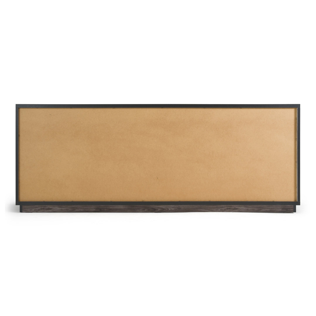 Cairo - Modern Grey Elm and White/Grey Marble Pattern Buffet