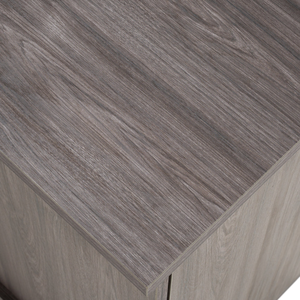 Cairo - Modern Grey Elm and White/Grey Marble Pattern Buffet - View 8