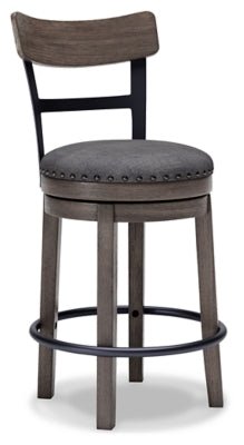 Caitbrook Counter Height Bar Stool - Gray Counter Height (24" - 27") modern furniture Contempo Furniture