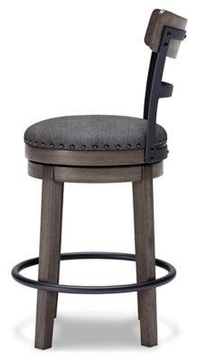 Caitbrook Counter Height Bar Stool - Gray Counter Height (24" - 27") modern furniture Contempo Furniture