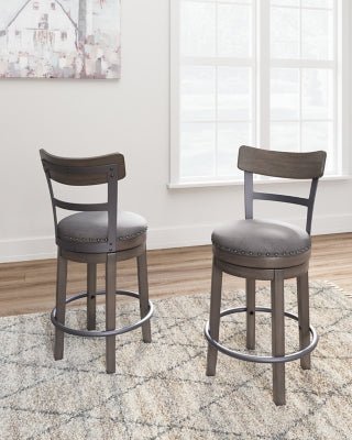 Caitbrook Counter Height Bar Stool - Gray Counter Height (24" - 27") modern furniture Contempo Furniture