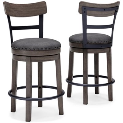Caitbrook Counter Height Bar Stool - Gray Counter Height (24" - 27") modern furniture Contempo Furniture