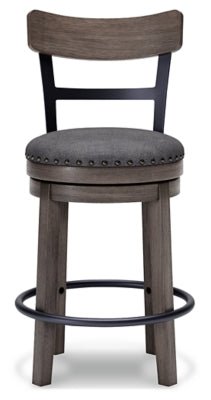 Caitbrook Counter Height Bar Stool - Gray Counter Height (24" - 27") modern furniture Contempo Furniture