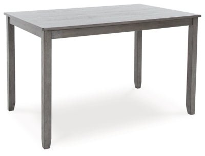 Caitbrook Counter Height Dining Table and Bar Stools (Set of 7) - Gray 7 Piece Dining Room Set modern furniture Contempo Furniture