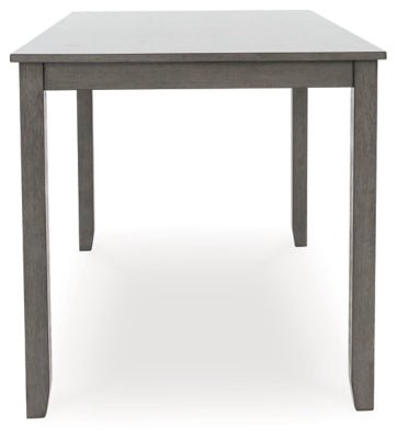 Caitbrook Counter Height Dining Table and Bar Stools (Set of 7) - Gray 7 Piece Dining Room Set modern furniture Contempo Furniture