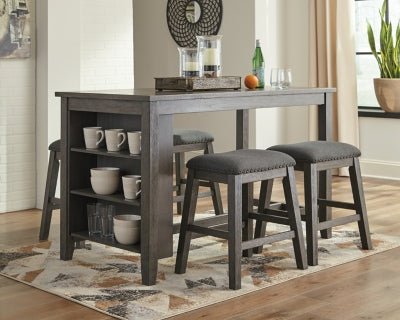 Caitbrook Counter Height Dining Table - Gray Counter Table modern furniture Contempo Furniture