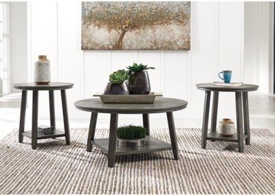 Caitbrook Table (Set of 3) - Gray Table Set modern furniture Contempo Furniture