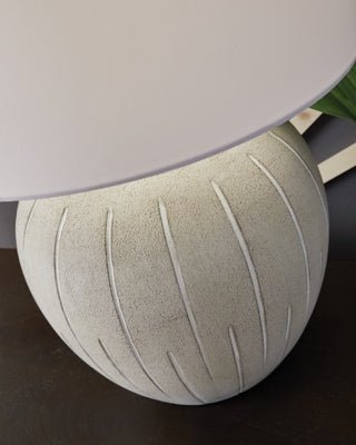 Calbert Table Lamp - Gray Table Lamp modern furniture Contempo Furniture