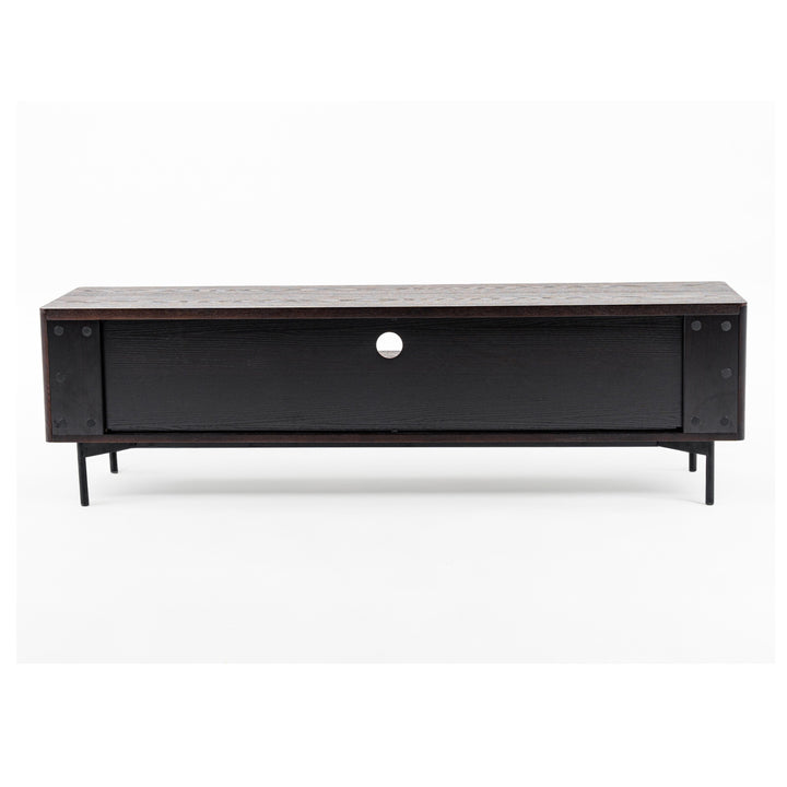 Calhoun - Modern Smoked Ash TV Stand