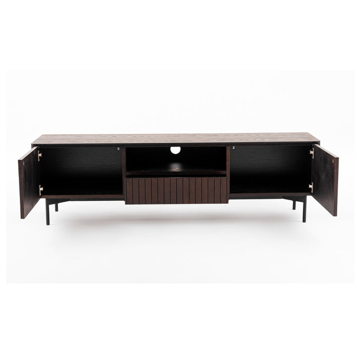 Calhoun - Modern Smoked Ash TV Stand