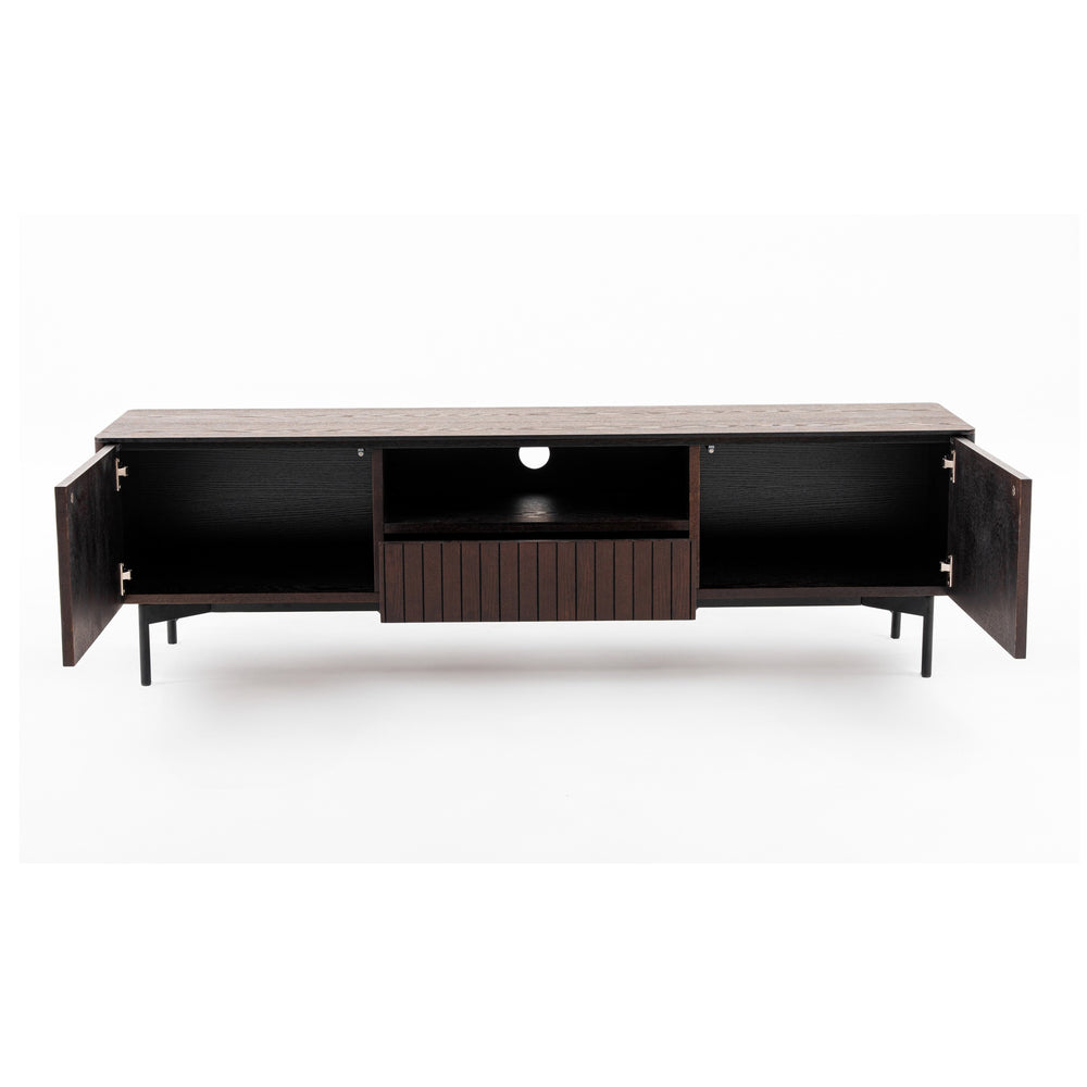 Calhoun - Modern Smoked Ash TV Stand - View 16