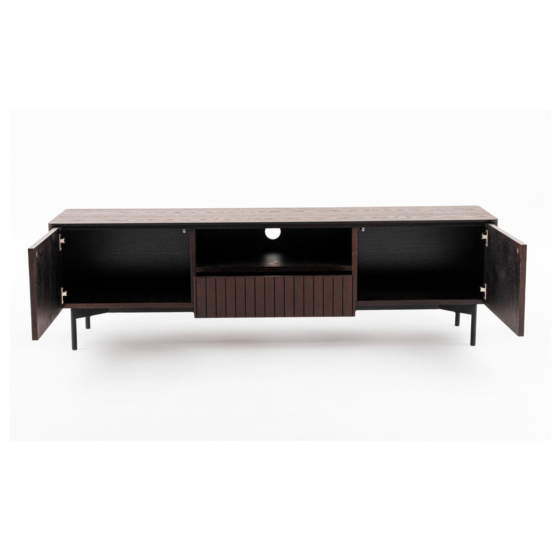 Calhoun - Modern Smoked Ash TV Stand