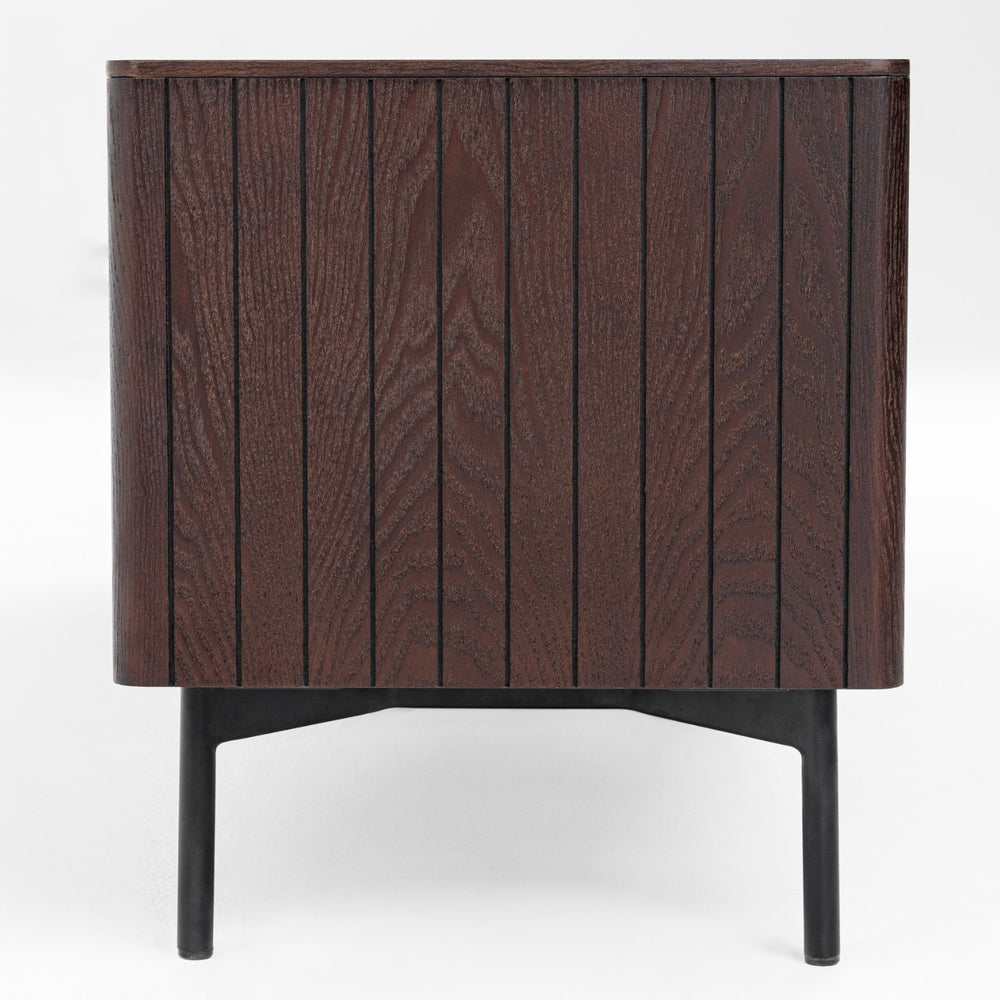 Calhoun - Modern Smoked Ash TV Stand - View 6