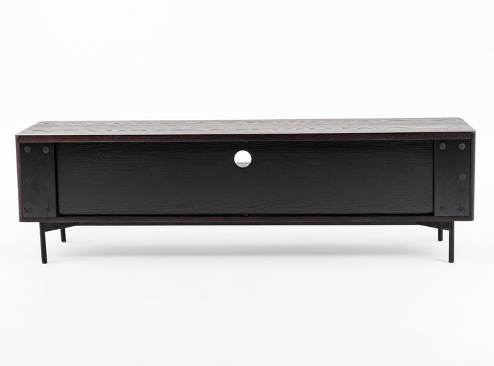 Calhoun - Modern Smoked Ash TV Stand