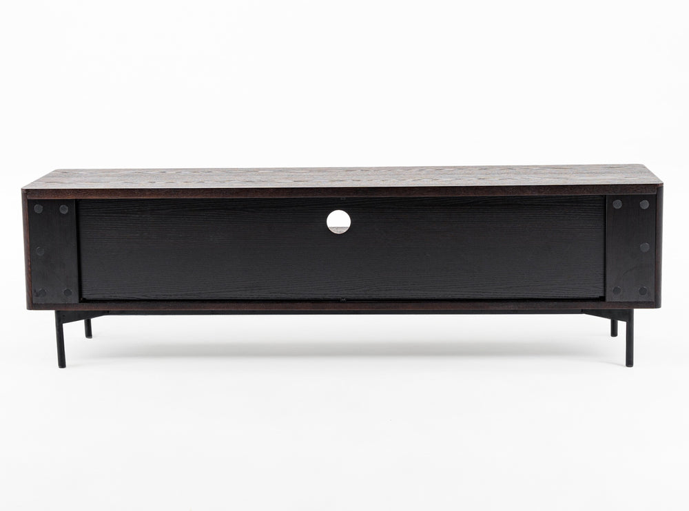 Calhoun - Modern Smoked Ash TV Stand - View 7