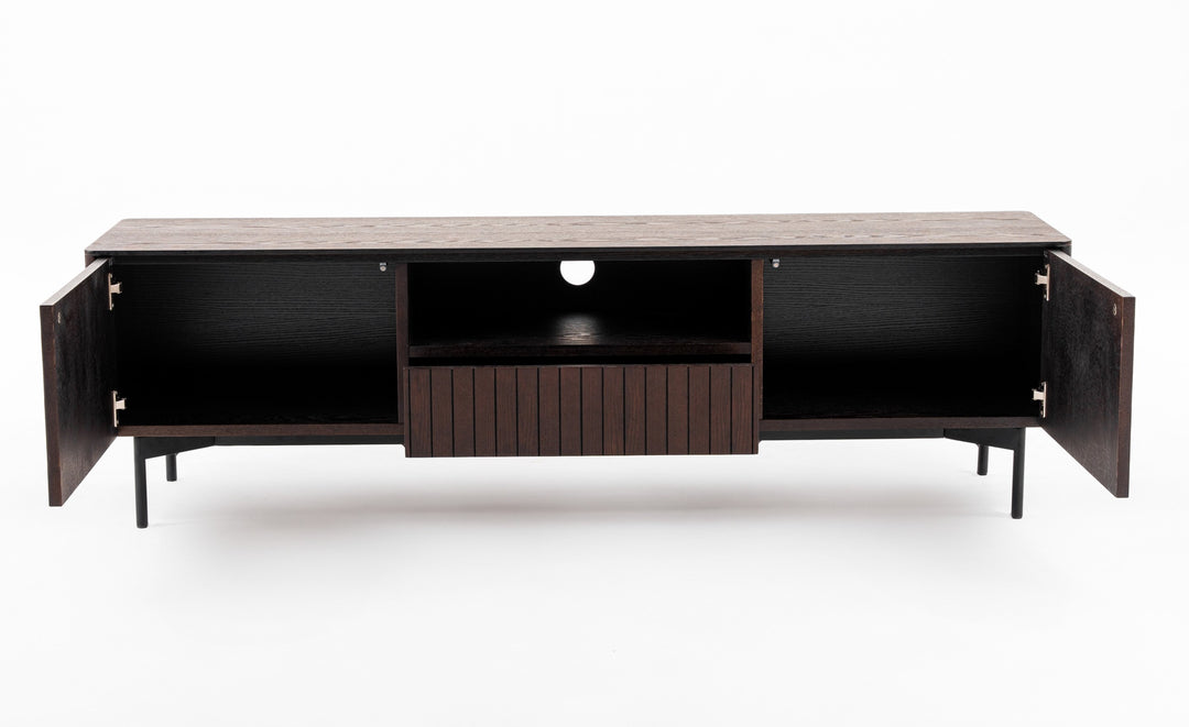Calhoun - Modern Smoked Ash TV Stand