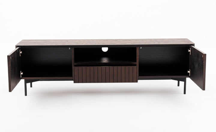 Calhoun - Modern Smoked Ash TV Stand