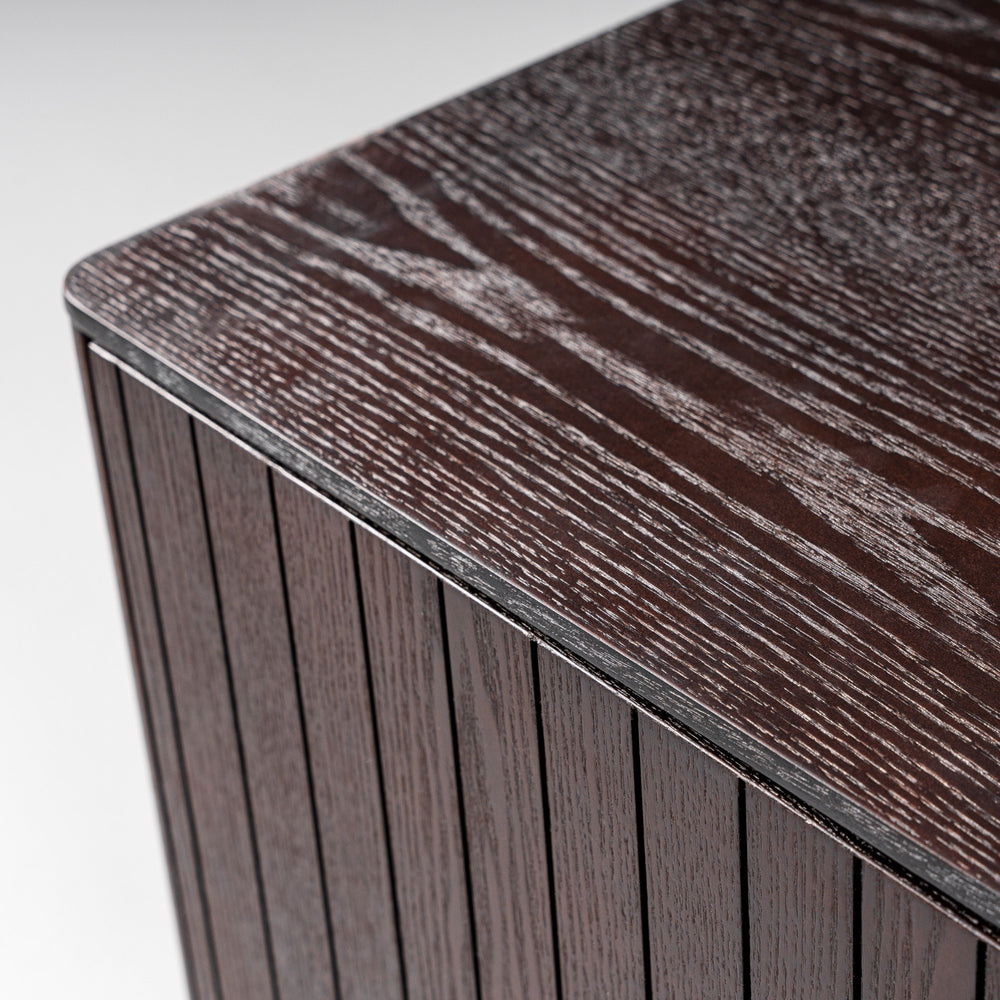 Calhoun - Modern Smoked Ash TV Stand - View 11