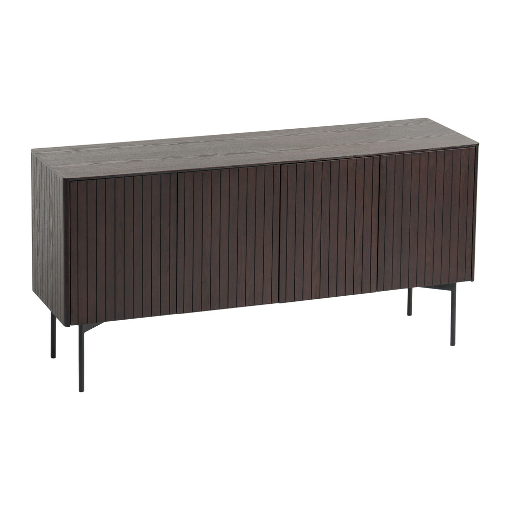 Calhoun - Modern Smoked Ash Buffet - View 2