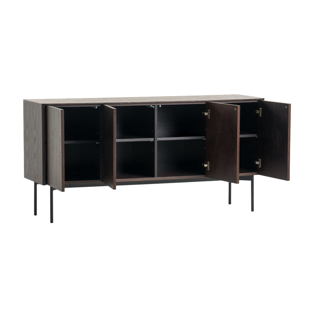 Calhoun - Modern Smoked Ash Buffet - View 4