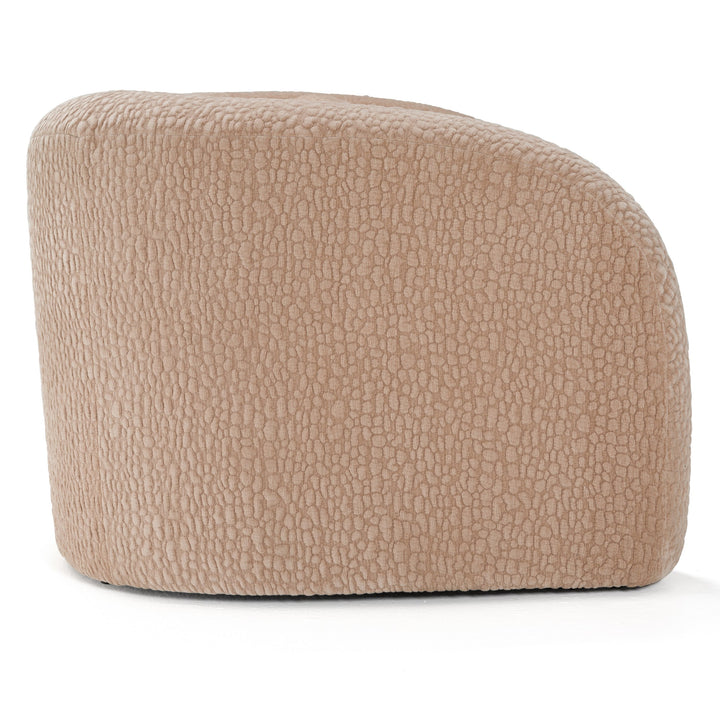 Calico - Contemporary Tan Fabric 3-Seat Sofa
