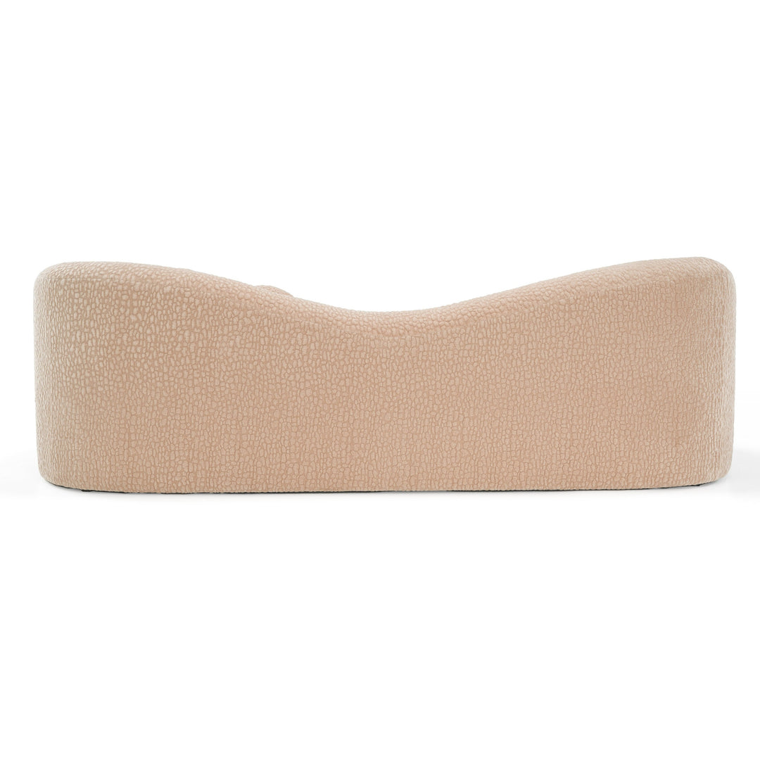 Calico - Contemporary Tan Fabric 3-Seat Sofa
