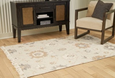 Calkin 5' x 7' Rug - Beige Area Rug modern furniture Contempo Furniture