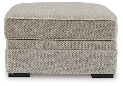 Calnita Ottoman With Storage - Beige Storage Ottoman modern furniture Contempo Furniture
