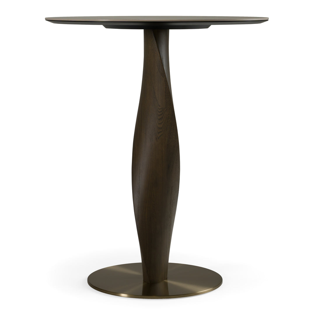 Calvary - Mid-Century Modern Ceramic  Grey Ash Bar Table