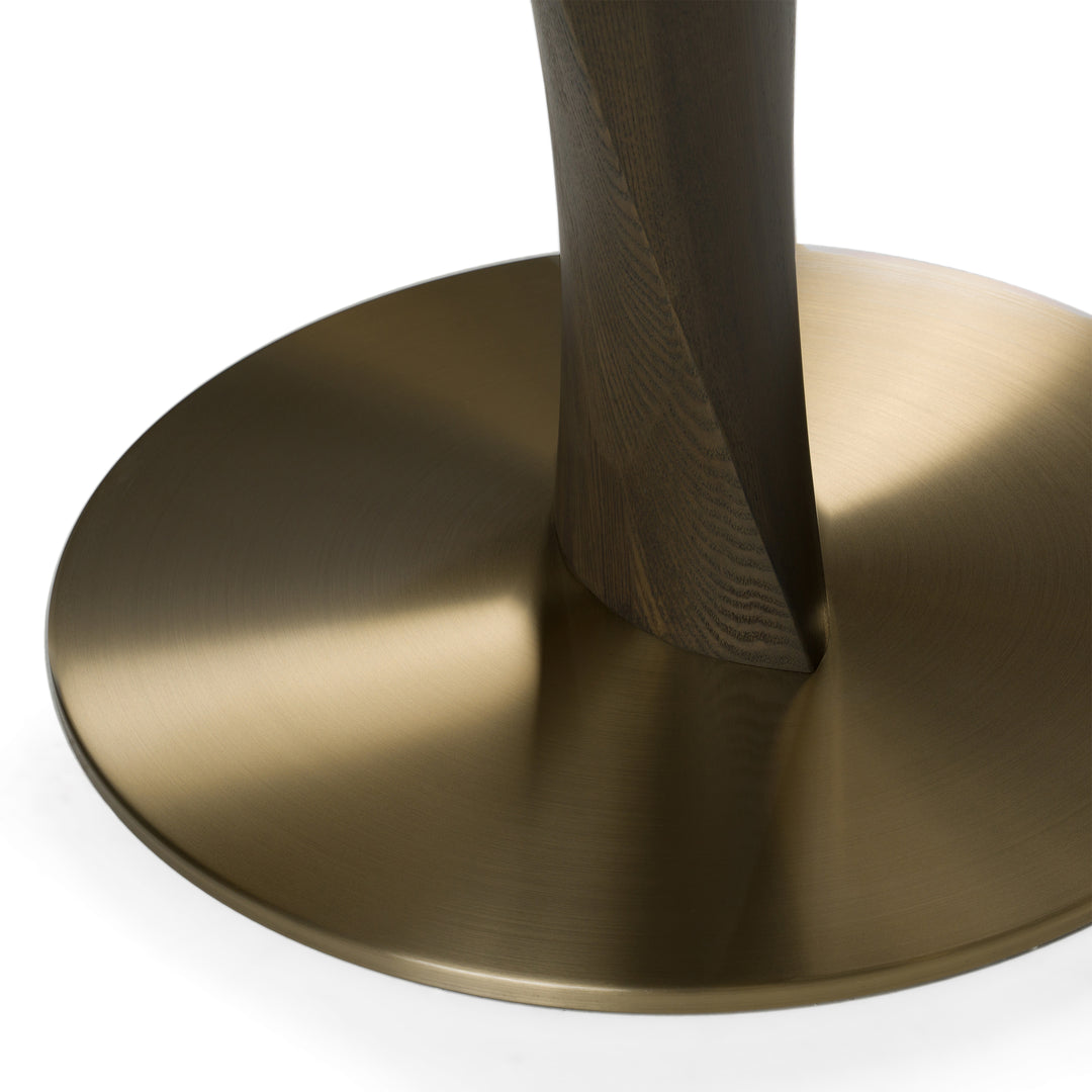 Calvary - Mid-Century Modern Ceramic  Walnut Bar Table