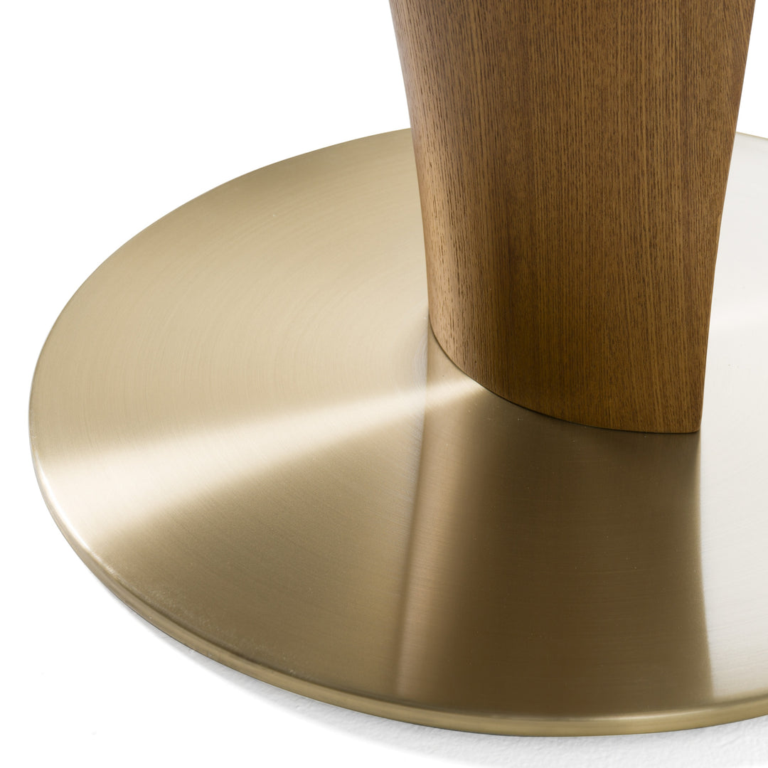 Calvary - Mid-Century Modern Ceramic + Walnut Bar Table
