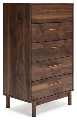Calverson Chest of Drawers - Light Brown Accent Chest modern furniture Contempo Furniture