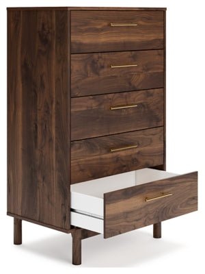 Calverson Chest of Drawers - Light Brown Accent Chest modern furniture Contempo Furniture