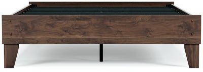 Calverson Full Platform Bed - Light Brown Platform Bed modern furniture Contempo Furniture