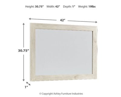 Cambeck Bedroom Mirror - Beige Mirror modern furniture Contempo Furniture