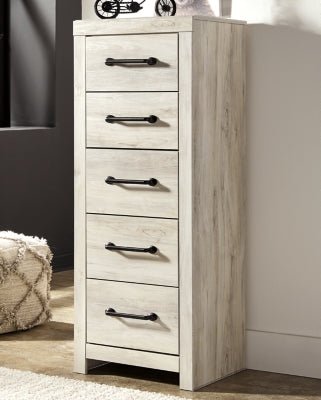 Cambeck Narrow Chest of Drawers - Beige Accent Chest modern furniture Contempo Furniture