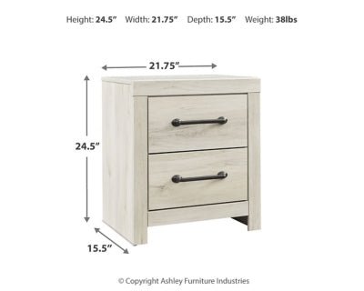 Cambeck Nightstand - Beige Accent Nightstand modern furniture Contempo Furniture