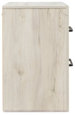 Cambeck Nightstand - Beige Accent Nightstand modern furniture Contempo Furniture